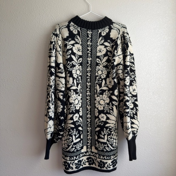 FARM RIO Pineapple Garden Mini Knit Sweater Dress - Picture 6 of 14